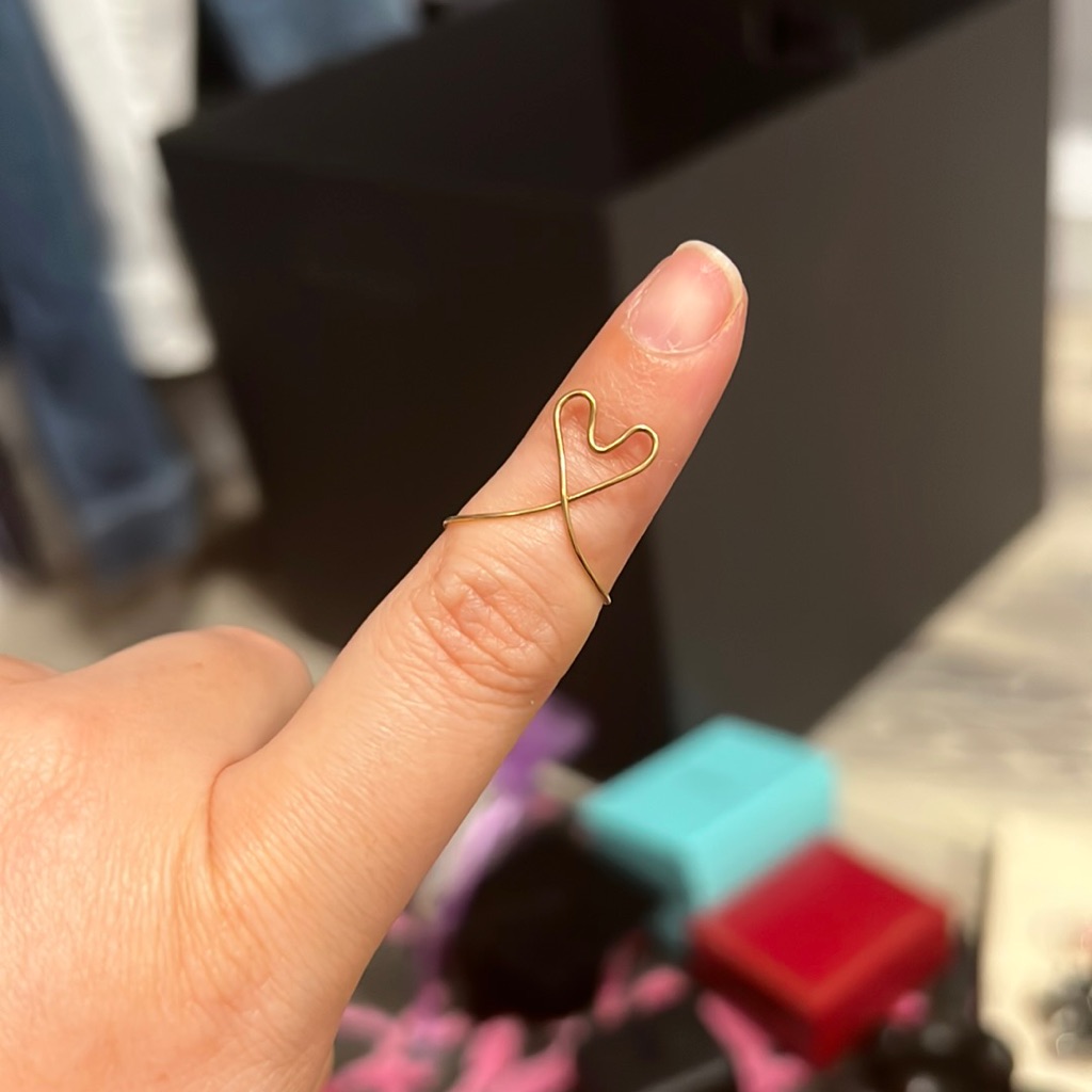 Wired Heart Ring